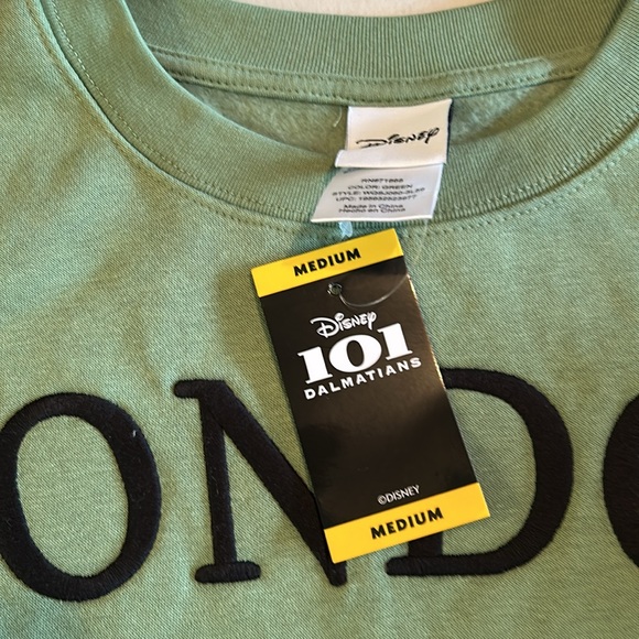 - Disney ladies 101 Dalmatian Green size extra small sweatshirt new - Picture 8 of 8